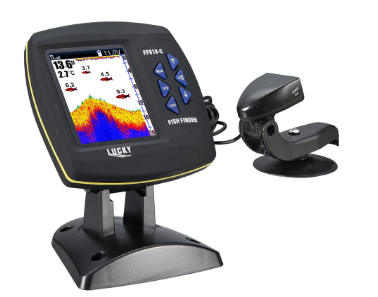 Fish Finder Wired Transducer Sensor Fishfinder 45 Degrees Underwater Fishing Camera Portable Fish Finder Waterproof Underwater
