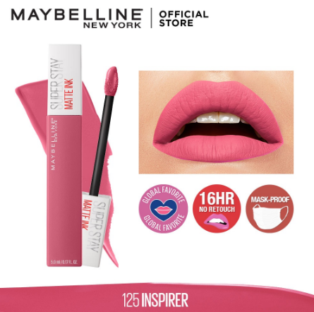 Maybelline Superstay Matte Ink Liquid Lipstick Makeup 5 mL [16HR Longwear, Waterproof]