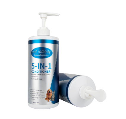 Vet Remedy 5-in-1 Conditioner Oatmeal & Aloe Moisturizing for Dogs & Cats 1000ml