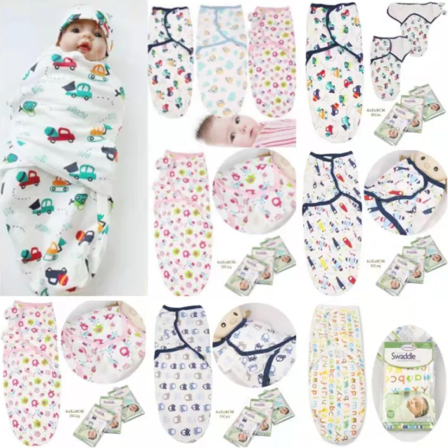 Baby Newborn Sleep Sack Swaddle Receiving Blanket Swaddling Wrap