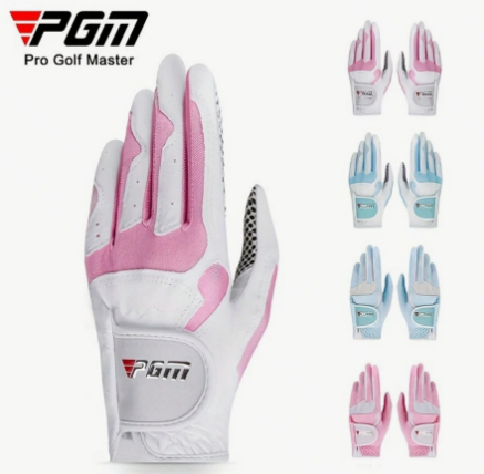 1 Pair Ladies' Golf Gloves, Women's Outdoor Sports Gloves For Cycling, Mountain/Road Biking, Anti-Slip & Wear-Resistant