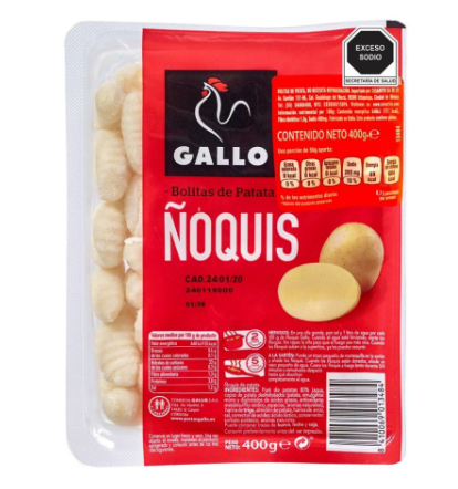 Gallo Bolitas de Patata Noquis  400g