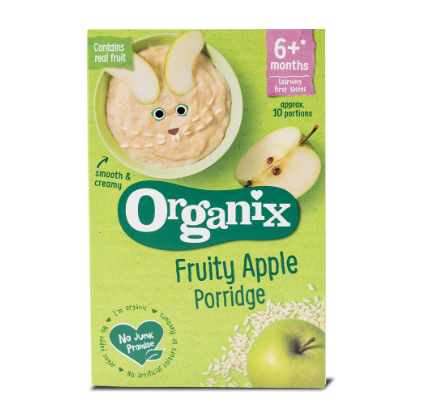 Organix Fruity Apple Porridge 120g