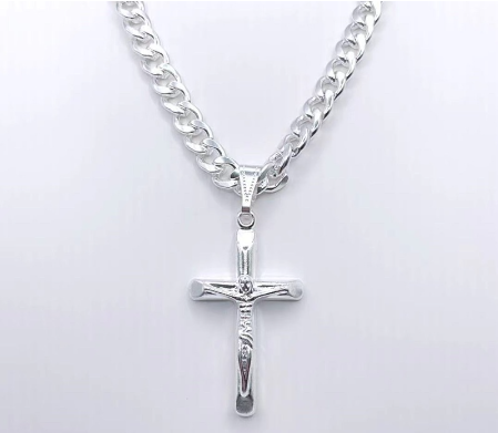 Men's Fashion Trend Casual Accessories Jewelry 925 Silver Pendant Necklace for Men