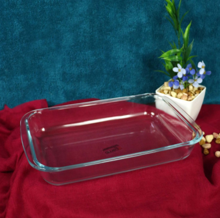 Omega Houseware Vendome Rectangular Glass Bakedish 1000ml/1800ml/2200ml | Oven and Microwave Safe