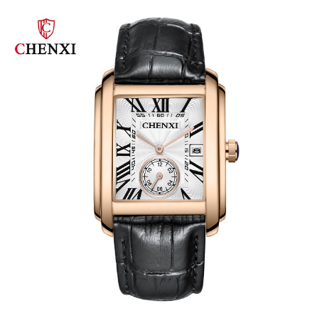 CHENXI 8216 Brand Men's Watch Top Brand Luxury Waterproof Watch Men's Calendar Quartz Leather strap watches M1