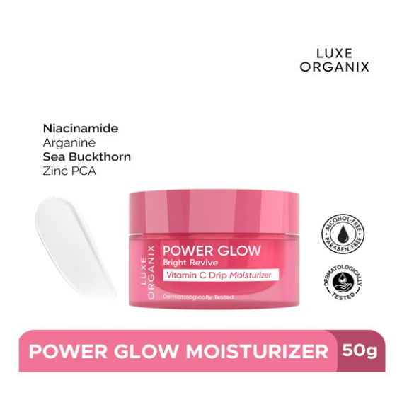 Luxe Organix Power Glow Bright Revive Vitamin C Drip Moisturizer 50g