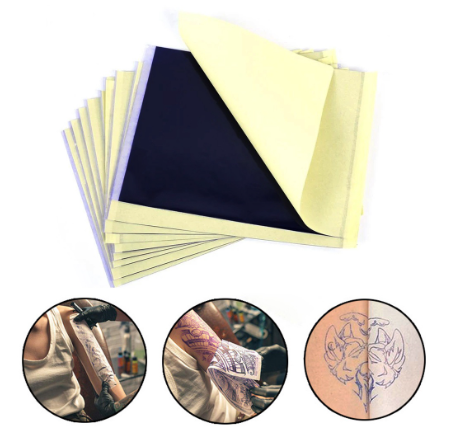 10pcs Tattoo Transfer Paper Carbon Thermal Stencil Tattoo Transfer Paper