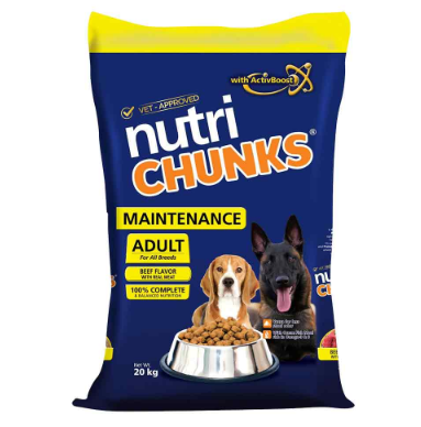 Nutri Chunks Maintenance Adult Beef 20kg