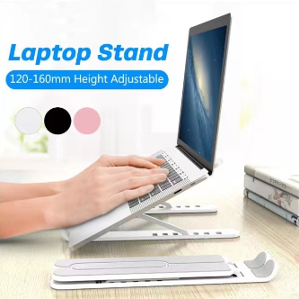 Portable Foldable Adjustable Laptop / Tablet / iPad Stand Anti Slip Desktop Stand