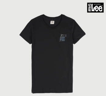 Stylistic Mr. Lee Ladies Basic Round Neck T-Shirt for Women Trendy Regular Fit 123966-U Black