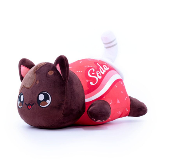 Aphmau Cat Stuffed Toys Animal Hamburg Angel rainbow French Fries Donuts Cats Plushie Plush Doll For Girls Pillow Home Decor  D33
