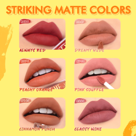 DAZZLE ME Velvet Matte Lip Cream -Matte Lipstick Liptint Long Lasting Waterproof Lip Clay Lip Cream