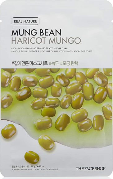 The Face Shop Real Nature Mung Bean Face Mask
