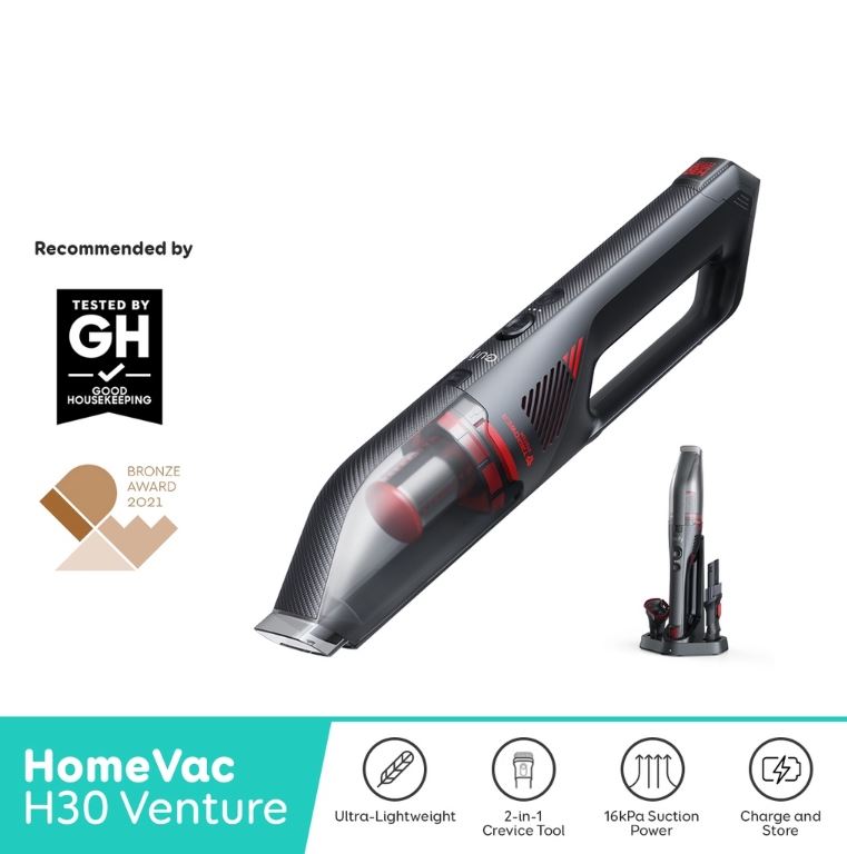 eufy by Anker Homevac H30 Venture, Cordless Handheld Car Vacuum Cleaner, 80 AW 16000Pa Suction Power