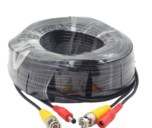 10m 15m 20m 30m Bnc Dc Extension Cable Diameter 4MM Video Power Integrated Cable