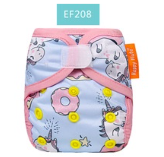 Happyflute Newborn Print PUL Design Snap Or Hook&Loop Eco-friendly Cloth Diaper Cover Baby Cloth Diaper CD5