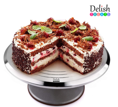 Delish Treats Cake Decorating Turntable (Aluminum) DTPH0222
