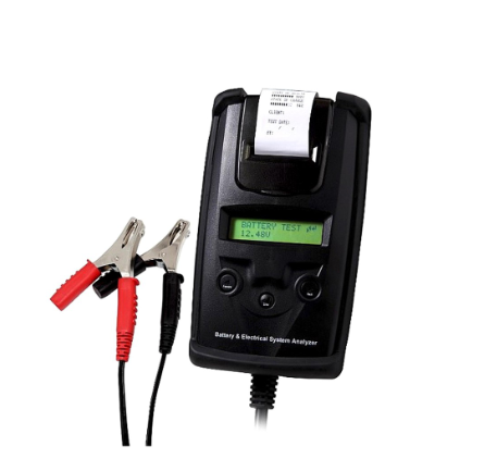 DHC BT501 Digital Battery Tester and Electrical System Analyzer with Printer