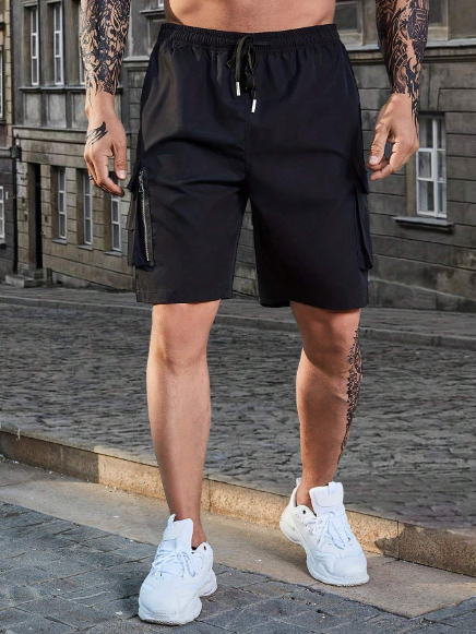 New Men's Outdoor Cargo Shorts, Trendy Couple's Straight-Legged Shorts