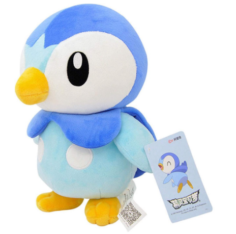 Anime Games Pokemon 20CM Pikachu Series Piplup Plush Toy Stuffed Toys Soft Pillow A Birthday Present for Children Blue