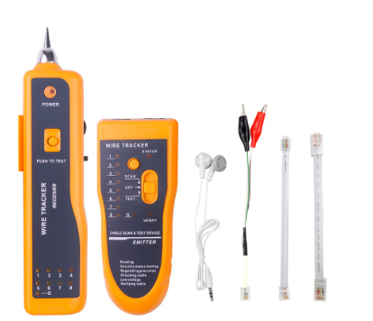 Lan Network Cable Tracker RJ11 RJ45 Cat5 Cat6 Telephone Wire Tracker Tracer Toner Ethernet LAN Line Finder Tool