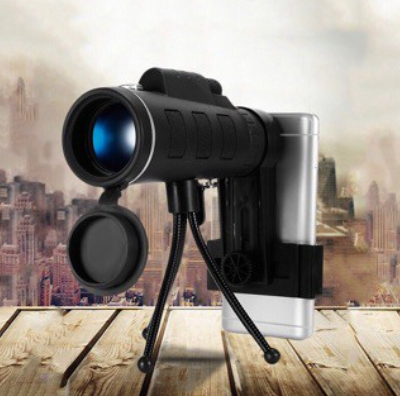 HD Vision Telescope 40X60 Black Telescope Focus with Compass