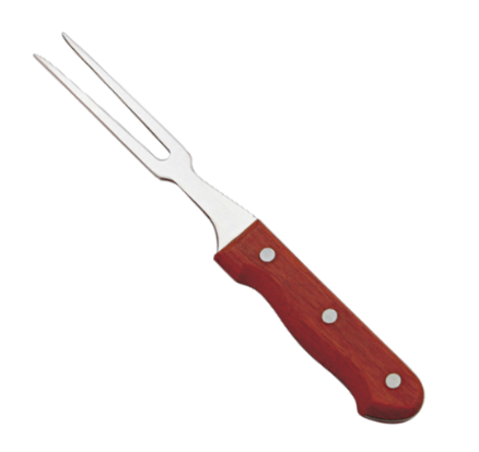Classics Madera Stainless Steel Cooking Fork, 8.5in