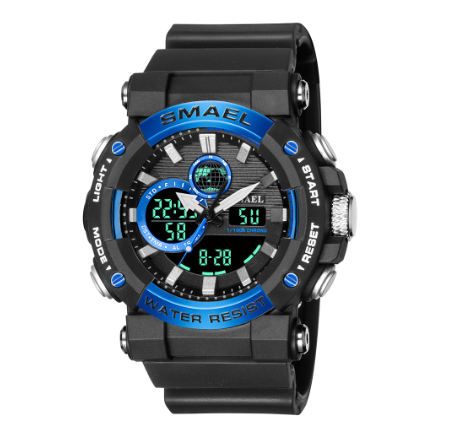 Original SMAEL Multifunction Military Men Watches Dual Time Display Electronic Sport Stopwatch Waterproof Wrist Watch m4