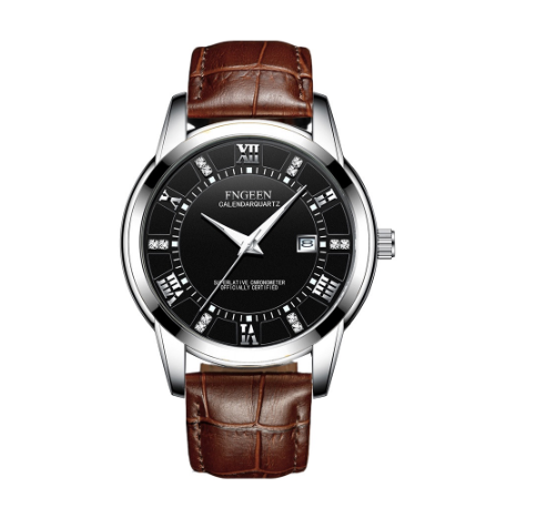 Binbond Original Luxury Watch Men's Calendar Fashion Casual Fashion Business Ultra-Thin Waterproof Men's Watch M7