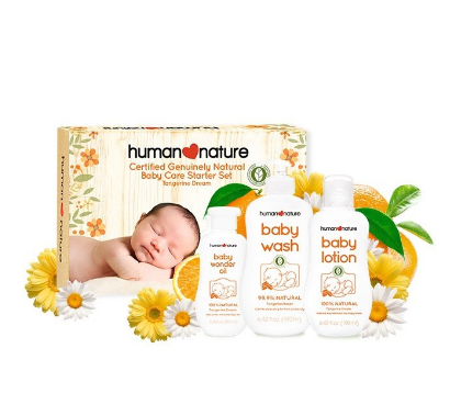 HUMAN NATURE BABY CARE STARTER SET