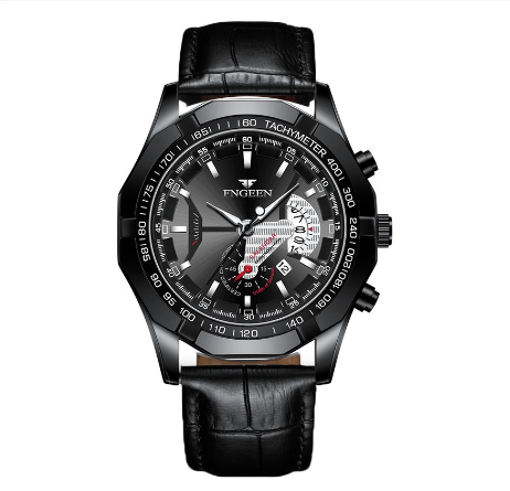 FNGEEN Men Fashion Business Quartz Watch with Date M5