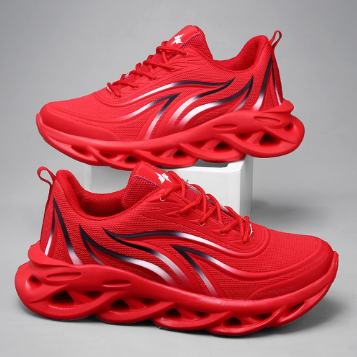 New Fashion Men's Shoes Sports Shoes Lightweight Breathable Running Shoes Outdoor Non-slip Wear-resistant Men's Casual Walking Shoes