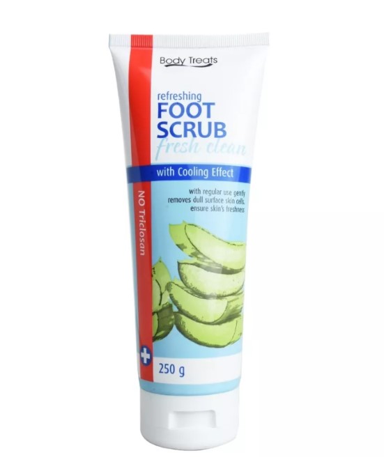 Body Treats Foot Scrub Fresh Clean with Cooling Effect 250G