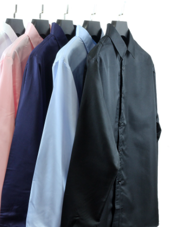 Business Casual Wedding Long-Sleeved Plain Korean Style Polo Shirt For Men And Women