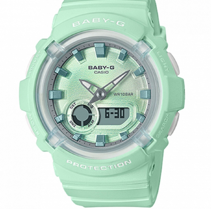 Casio Baby-g BGA-280-3A Digital Analog Rubber Strap Watch For Women