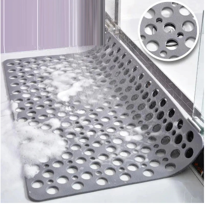 Bathroom Anti-Slip Mat Shower Anti-Fall Floor Mat Plastic Square Carpet