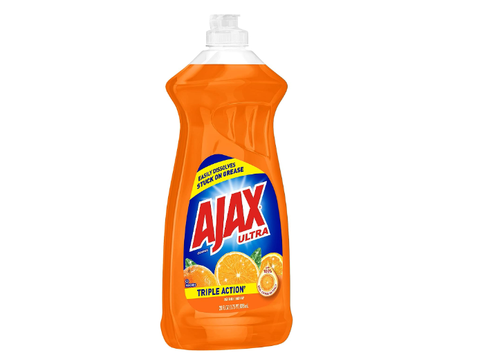Ajax Ultra Orange Dishwashing Liquid 828ml