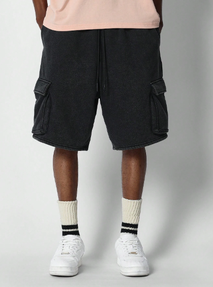 SUMWON Cargo Drop Crotch Jorts