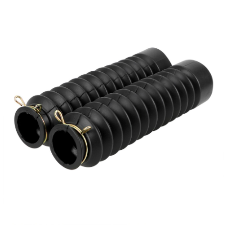 Universal Motorcycle Shock Absorber Dust Cover Motorcycle Rubber Dust Proof Sleeve Black