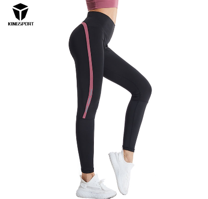 Lady's Sports Compression Tights High Waist Full Leggings Running/Yoga/Gym