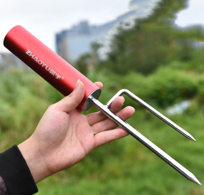 Lengthen Bold Fishing Rod Holder Pole Stand Plug Insert Ground Portable Bracket Tackle Accessories Support Telescopic