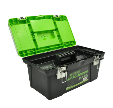 Greenfield Tool Box 19" with Metal Latch