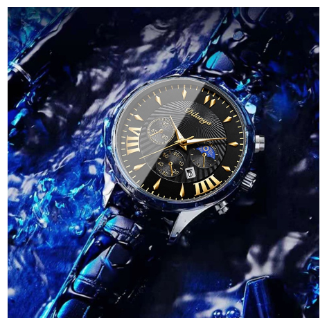 Original Luxury Fashion Business Trend Casual Sports Temperament Men's Stainless Steel Watch M001