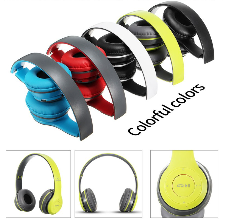 P47 Wireless Bluetooth On-Ear Headphone Headset