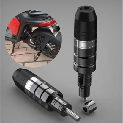 2pcs Motorcycle Anti Falling Rod Scooter Motorbike CNC Aluminum Engine Shatter Crash Frame Slider Protector Stick Bar 8mm