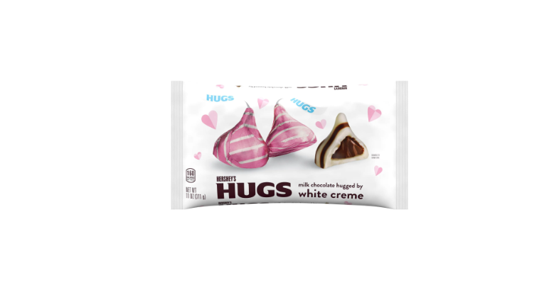 Hershey's Kisses Hugs Milk  Chocolate White Creme  311g