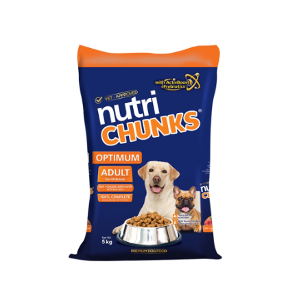 Nutri Chunks Optimum Adult Beef  5kg