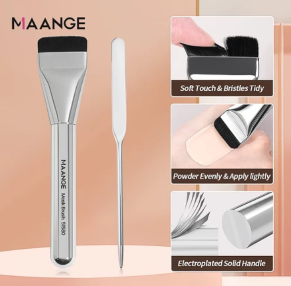 MAANGE Foundation Brush Ultra-Thin Professional Makeup Brush Spatula Set Concealer Brush（Foundation makeup set）