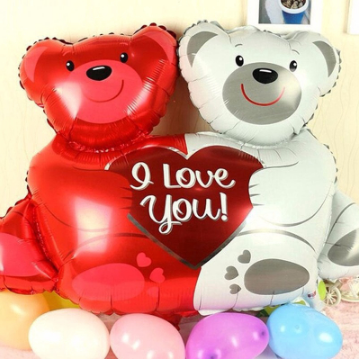 16inch Bear Siamese Cartoon Foil Balloons Birthday Decoration Party Supplies